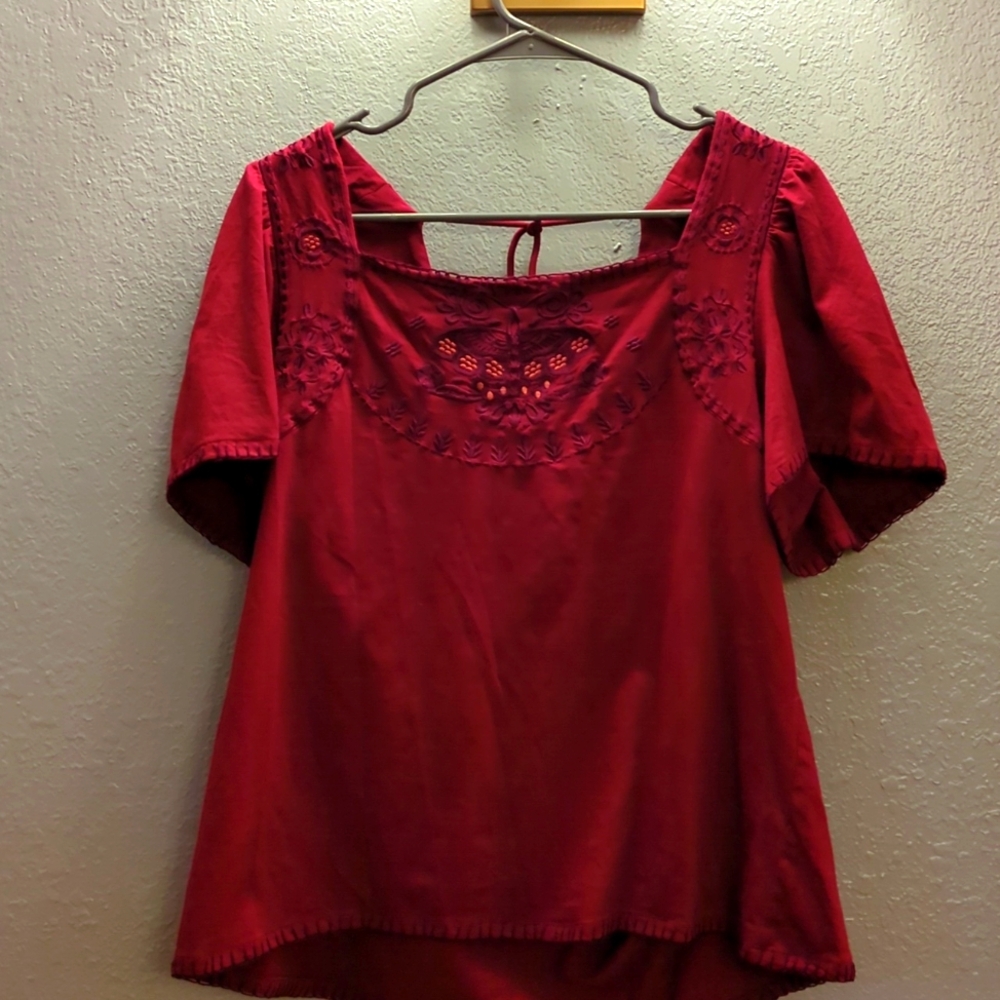 Anthropologie blouse XL